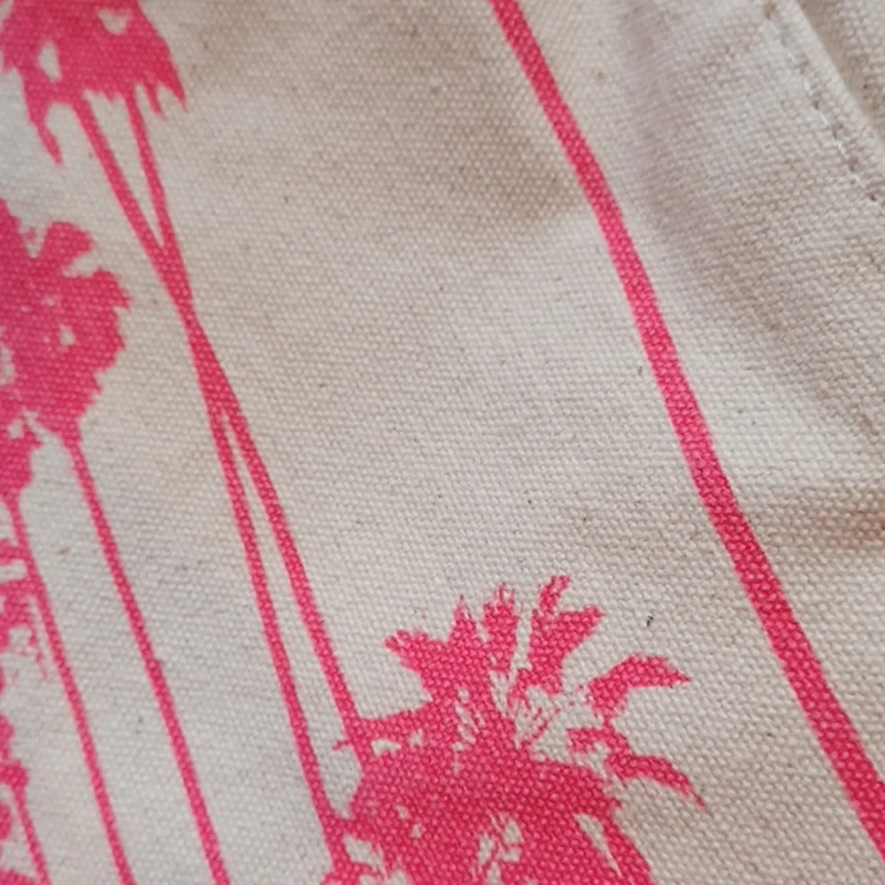 Juicy Couture Stylish Oversized Creamy Off White Canvas Tote Bag - Picture 11 of 12